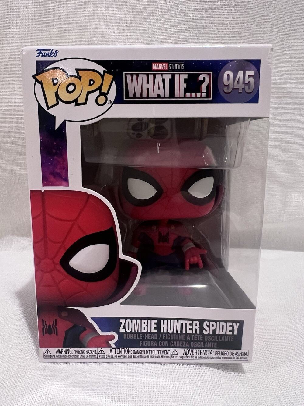 Funko Pop! What If...? Vinyl: Marvel - Zombie Hunter Spidey #945
